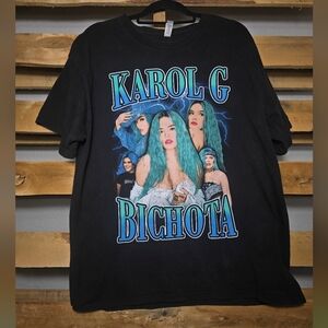 Karol G Bichota t-shirt Size:XL Color:Black